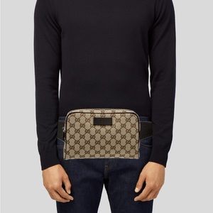 GUCCI GG Canvas Waist Bag